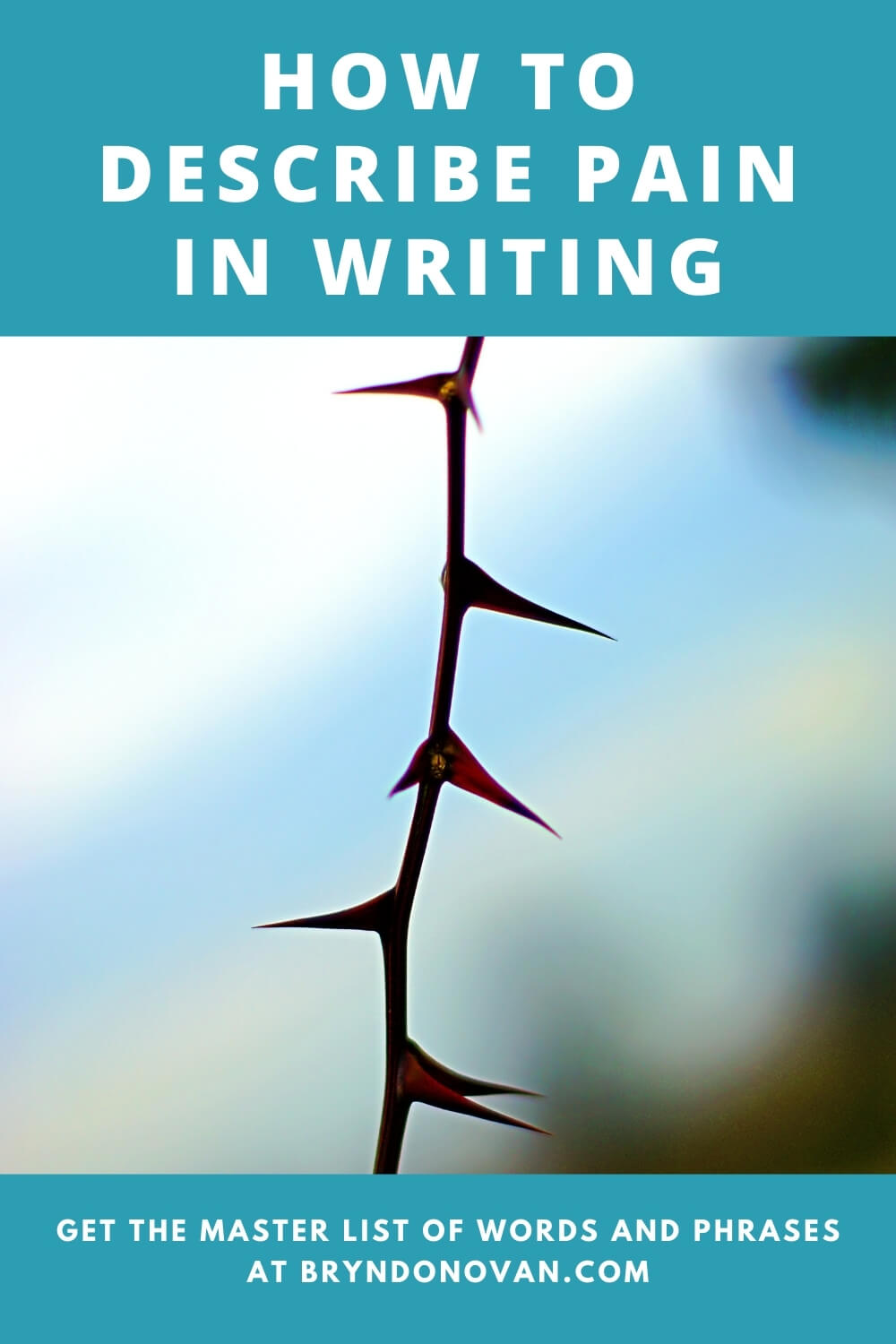 how to describe pain creative writing