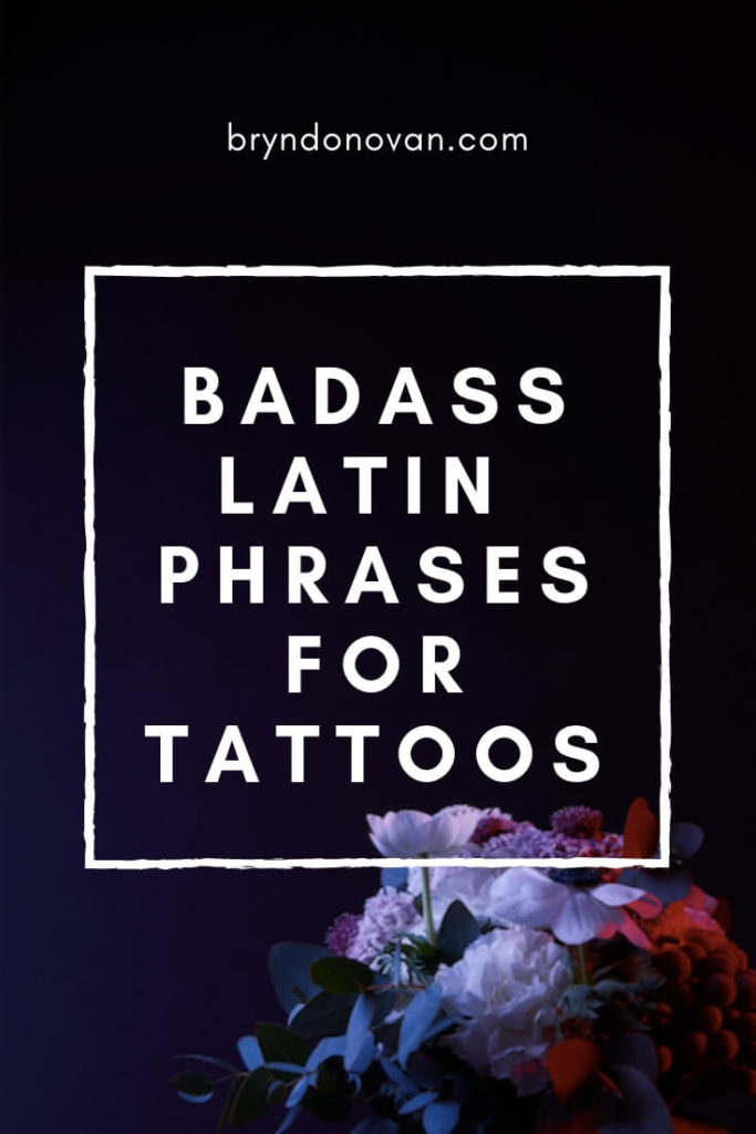 latin tattoos and meanings for men