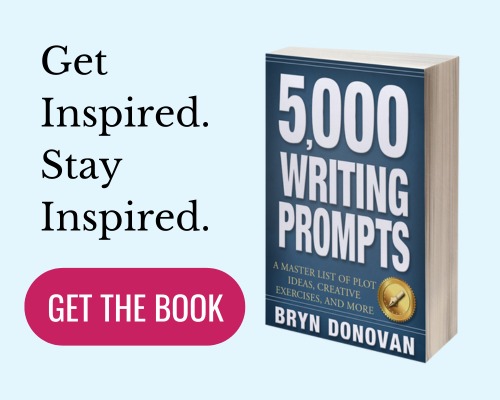 5,000 Writing Prompts book. Get inspired. Stay inspired. Get the book.