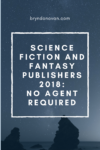 what publishers accept unsolicited manuscripts