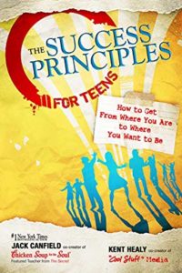 cover, The Success Principles for Teens, featuring silhouettes of triumphant youth