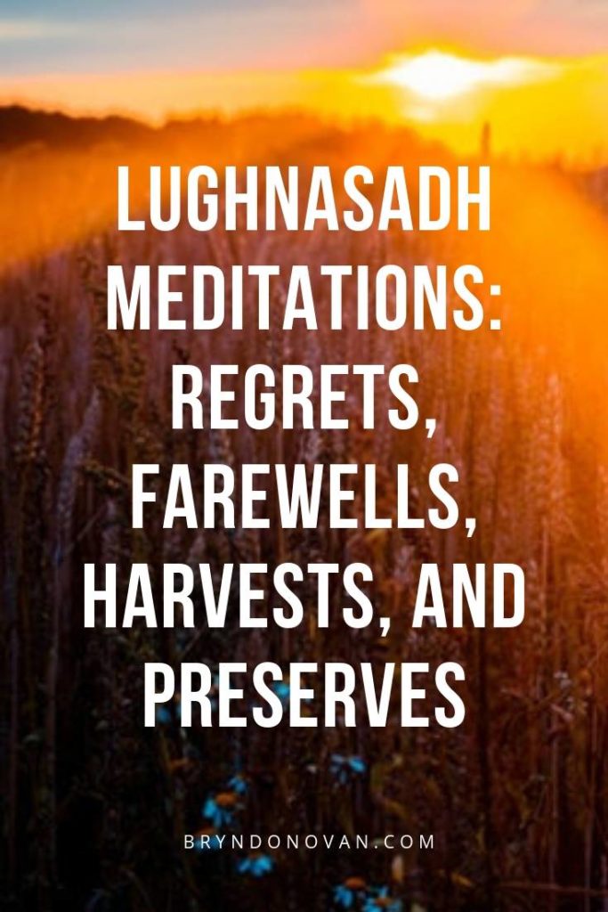 Lughnasadh Meditations: Regrets, Farewells, Harvests, and Preserves #lughnasadh pronounce #lughnasadh blessings #lammas meditation #what is lammas day