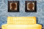 two framed silhouettes over sofa - character development worksheet