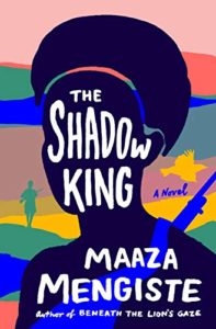 cover of the book THE SHADOW KING featuring a silhouette of a woman warrior on the cover #awesome books to read #books set in foreign countries #global reading challenge #read around the world #world reading challenge