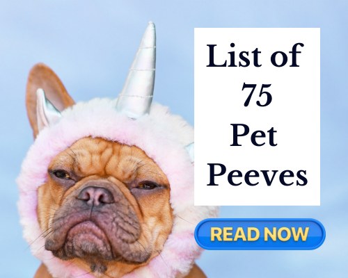 List of 75 Pet Peeves - read now