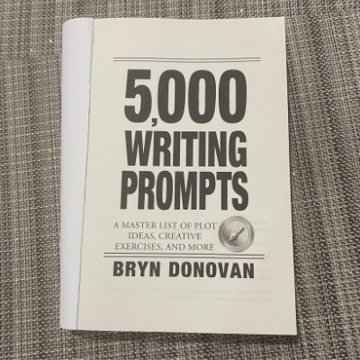 inside title page, 5000 WRITING PROMPTS by Bryn Donovan