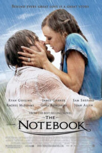 The Notebook Movie Poster with Ryan Gosling and Rachel McAdams