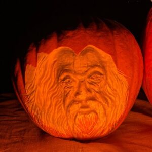 wise old man jack-o'-lantern