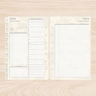 Franklin planner pages