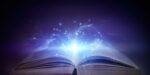 open book with sparkles - sci-fi and fantasy publishers