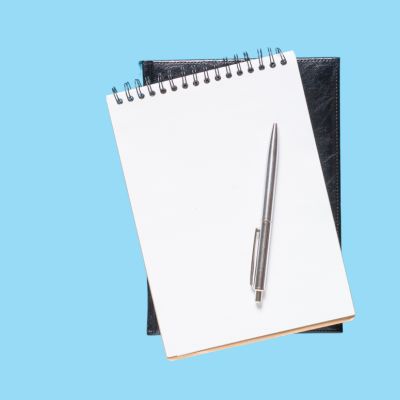 notebook and pen - pet peeves list